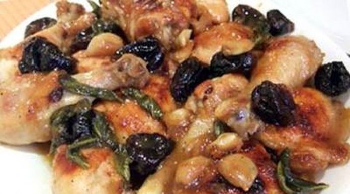 Курочка с черносливом для стройной фигурки