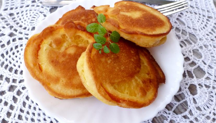 Оладьи с апельсином