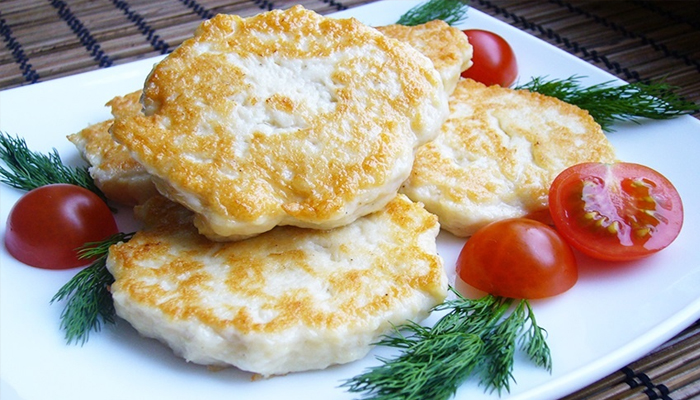 Куриные оладушки: целых 17 г белка!