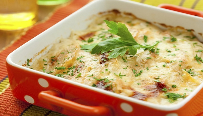 Куриная грудка с овощами и творогом