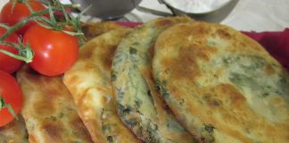 Китайские лепешки с зеленым луком