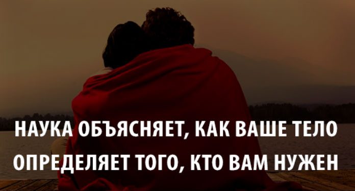 Наука объясняет, как ваше тело определяет того, кто вам нужен