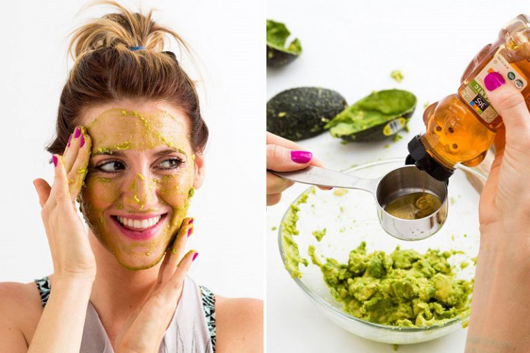 маска с авокадо