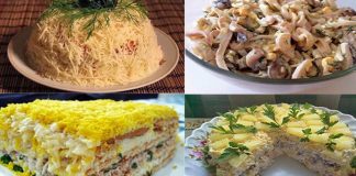 10 вкусных салатов для новогоднего стола