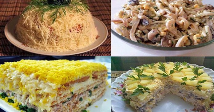 10-vkusnyh-salatov-dlya-novogodnego-stola 10 вкусных салатов для новогоднего стола
