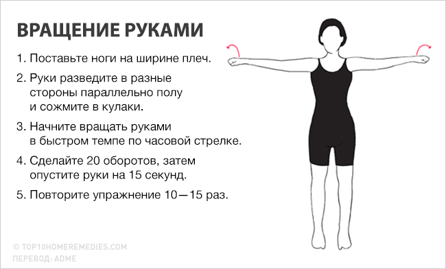 упражнения для рук вращение