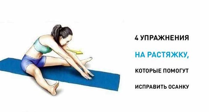 4 упражнения на растяжку, которые помогут исправить осанку