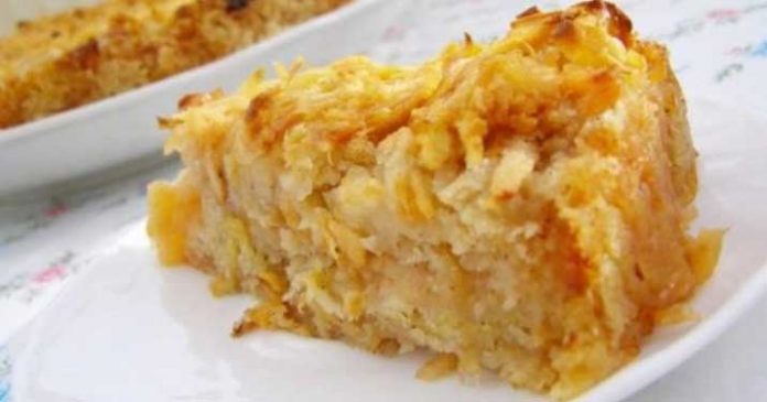 5 Диетический пирог без пшеничной муки с яблоками