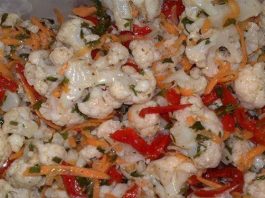 Цветная капуста по-корейски — обалденно вкусно Цветная капуста по-корейски