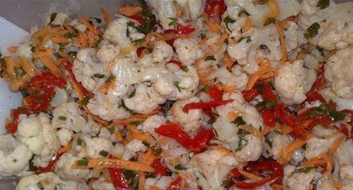 Цветная капуста по-корейски — обалденно вкусно Цветная капуста по-корейски