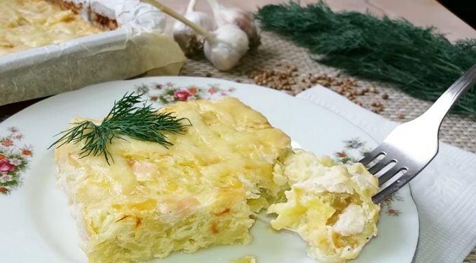 Сочная запеканка из молодых кабачков с куриным филе: без вреда для фигуры